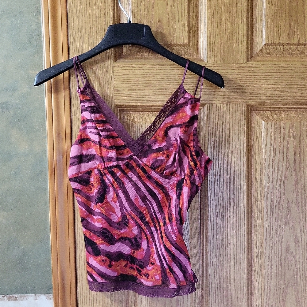 Banana Republic Pink and Purple Camisole